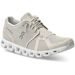 On Running Mens Cloud 5 Ivory Athletic and Training Shoes Sneakers Used